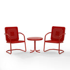 Ensemble de 3 chaises d'extérieur Crosley Bates - 84 cm (L) x 22 cm (P) x 35 cm (H)