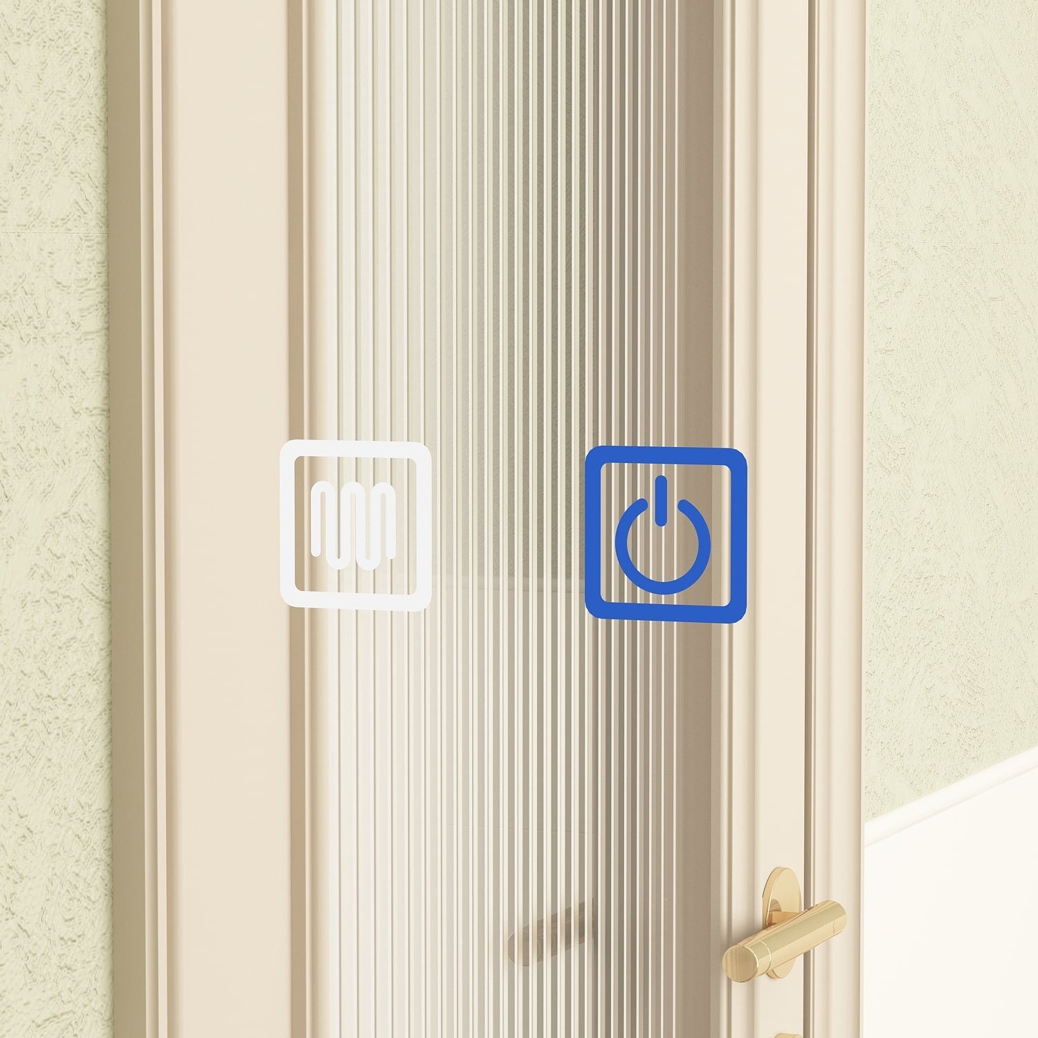 Armoire à miroir de salle de bain avec éclairage LED, anti-buée, 6000K, blanche.