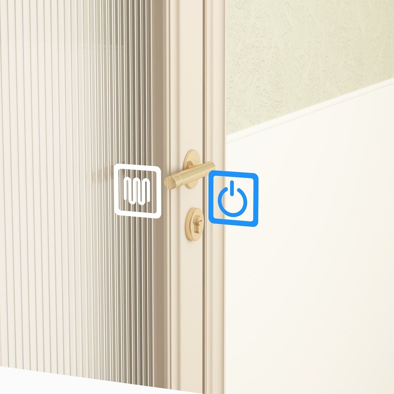 Armoire à miroir de salle de bain avec éclairage LED, anti-buée, 6000K, blanche.