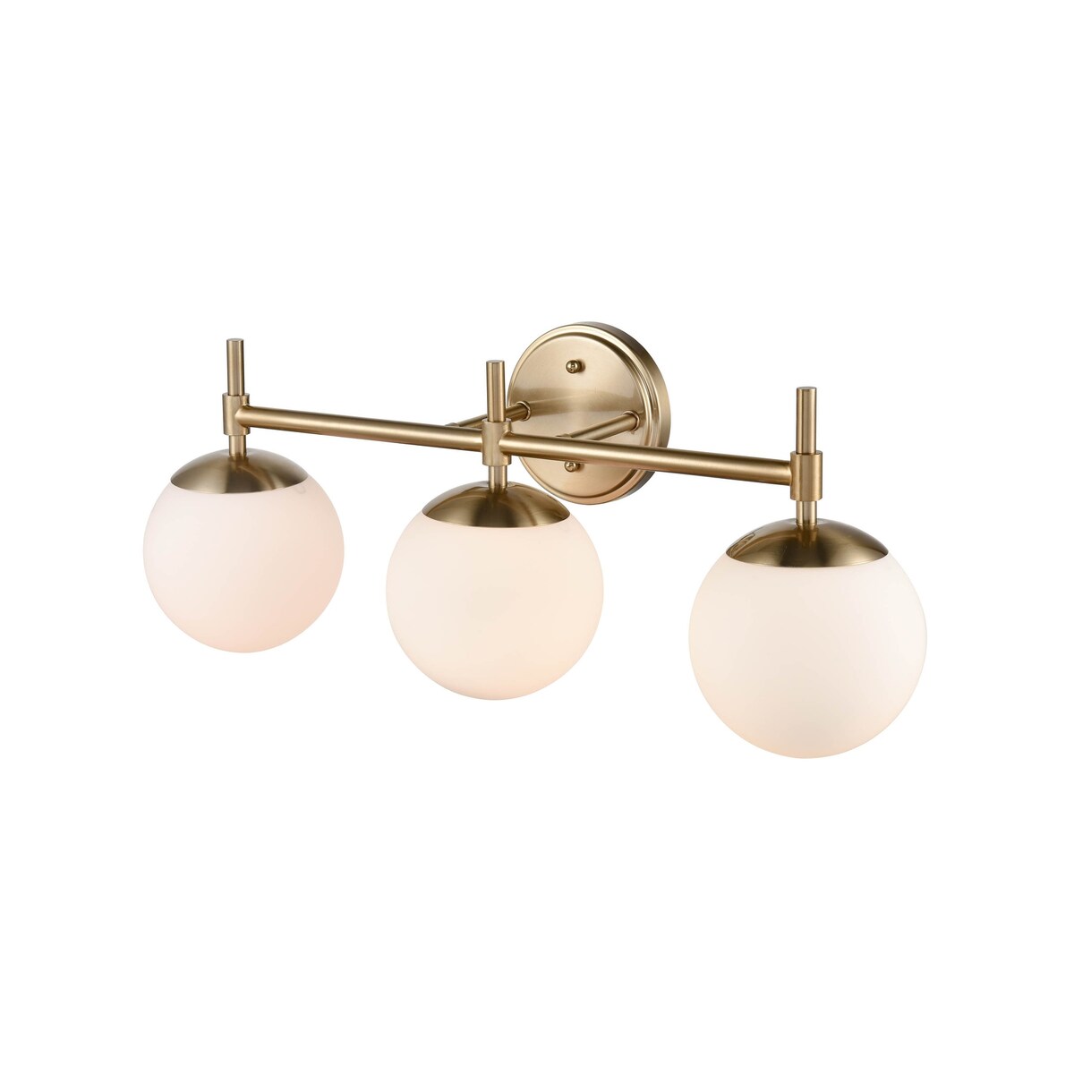 929 Lighting Lustre de salle de bain à 3 lumières avec finitions multiples et abat-jours en verre opale