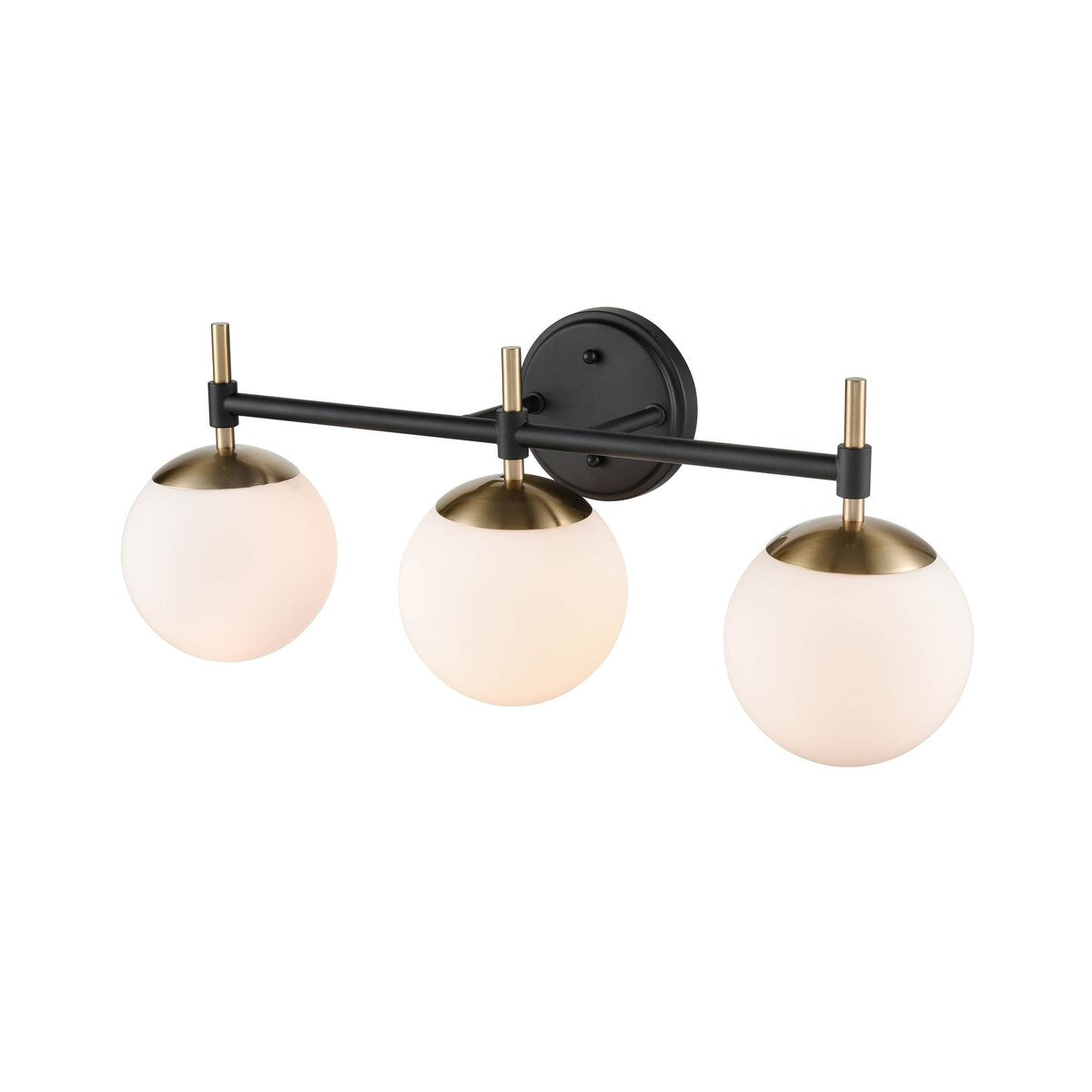 929 Lighting Lustre de salle de bain à 3 lumières avec finitions multiples et abat-jours en verre opale