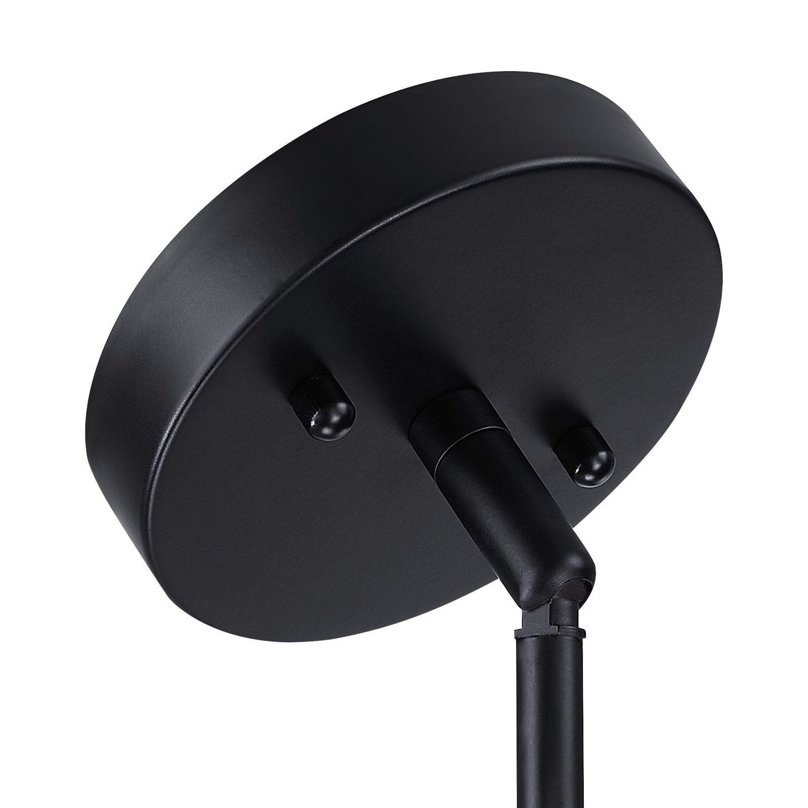 Luminaire à suspension à 5 lumières en forme de tambour noir de style côtier avec abat-jour double en rotin - 61 cm de largeur