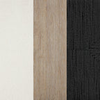 Tabouret de bar Beacon Bohemian Boucle, chaise de comptoir rembourrée avec cadre en bois massif et dossier en jonc tressé.