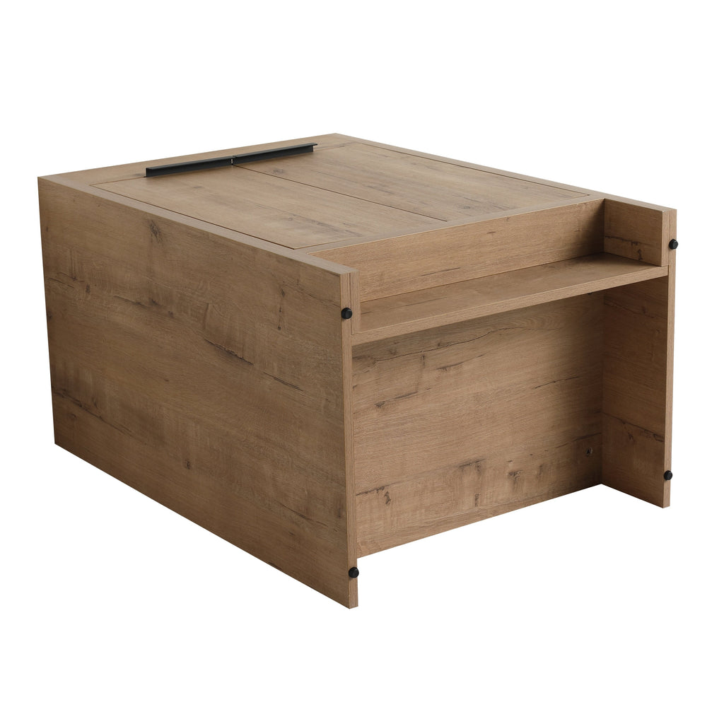 Meuble-lavabo de salle de bain Beingnext 24/30/36 avec lavabo, meuble-lavabo de salle de bain autoportant avec porte à fermeture amortie et étagère réglable