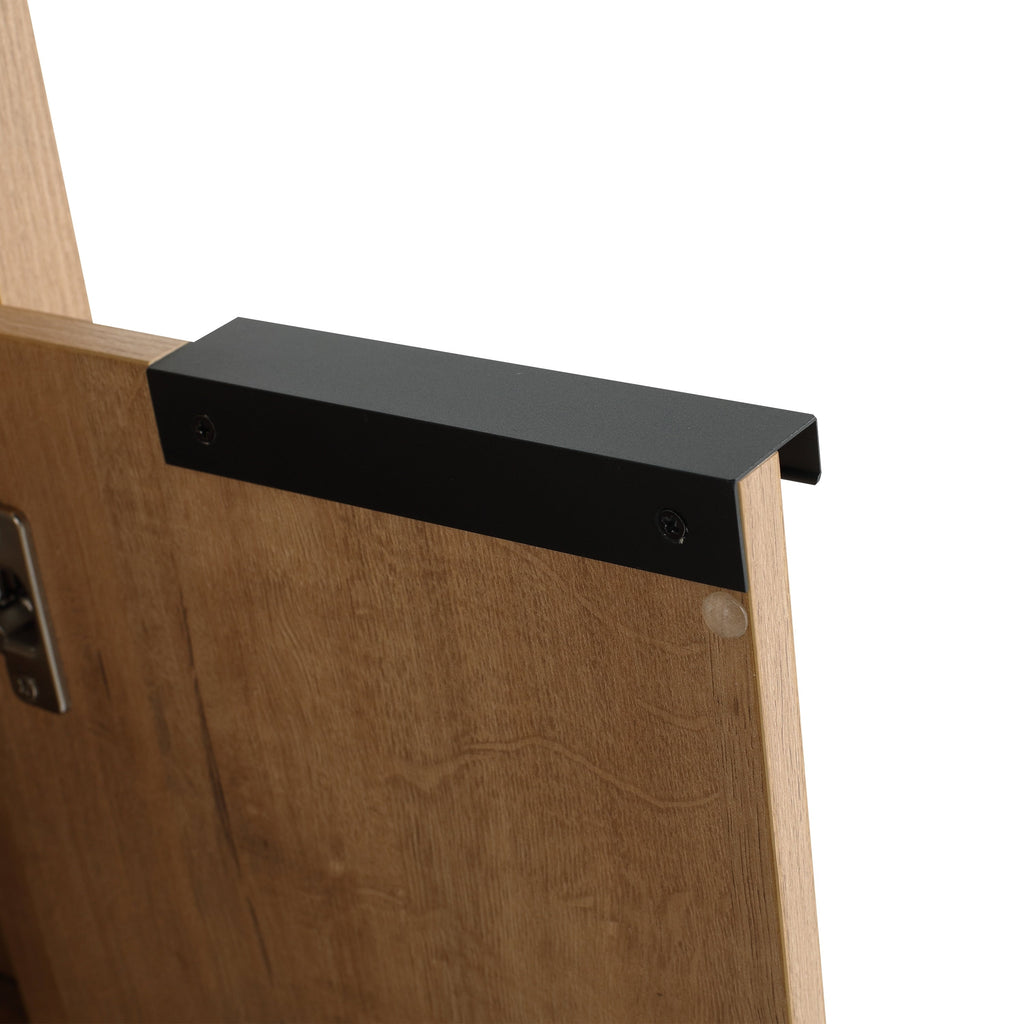 Meuble-lavabo de salle de bain Beingnext 24/30/36 avec lavabo, meuble-lavabo de salle de bain autoportant avec porte à fermeture amortie et étagère réglable