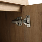 Meuble-lavabo de salle de bain Beingnext 24/30/36 avec lavabo, meuble-lavabo de salle de bain autoportant avec porte à fermeture amortie et étagère réglable