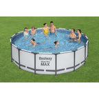 Piscine hors sol Bestway Steel Pro MAX ronde avec pompe et couverture