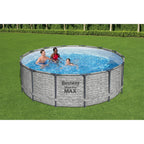 Piscine hors sol Bestway Steel Pro MAX ronde avec pompe et couverture