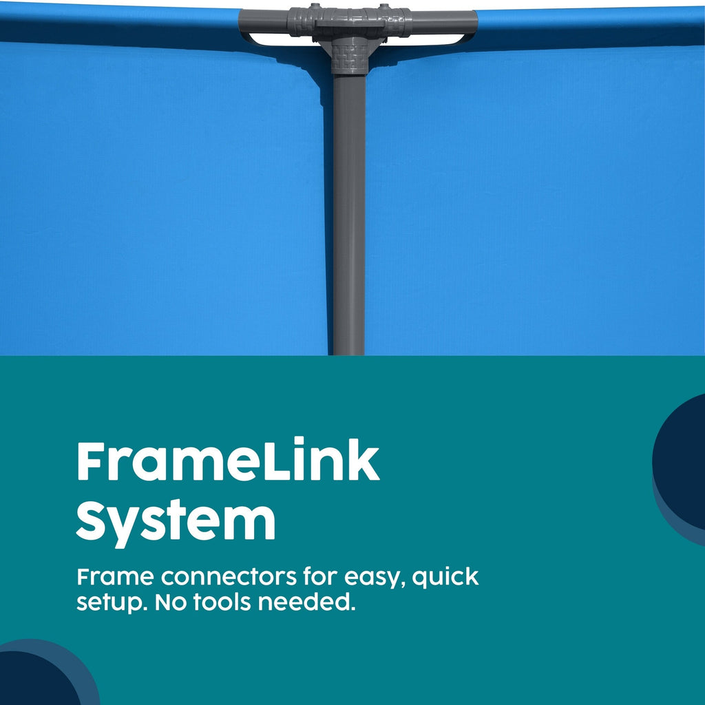 Piscine hors sol Bestway Steel Pro MAX ronde avec pompe et couverture