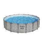 Piscine hors sol Bestway Steel Pro MAX ronde avec pompe et couverture