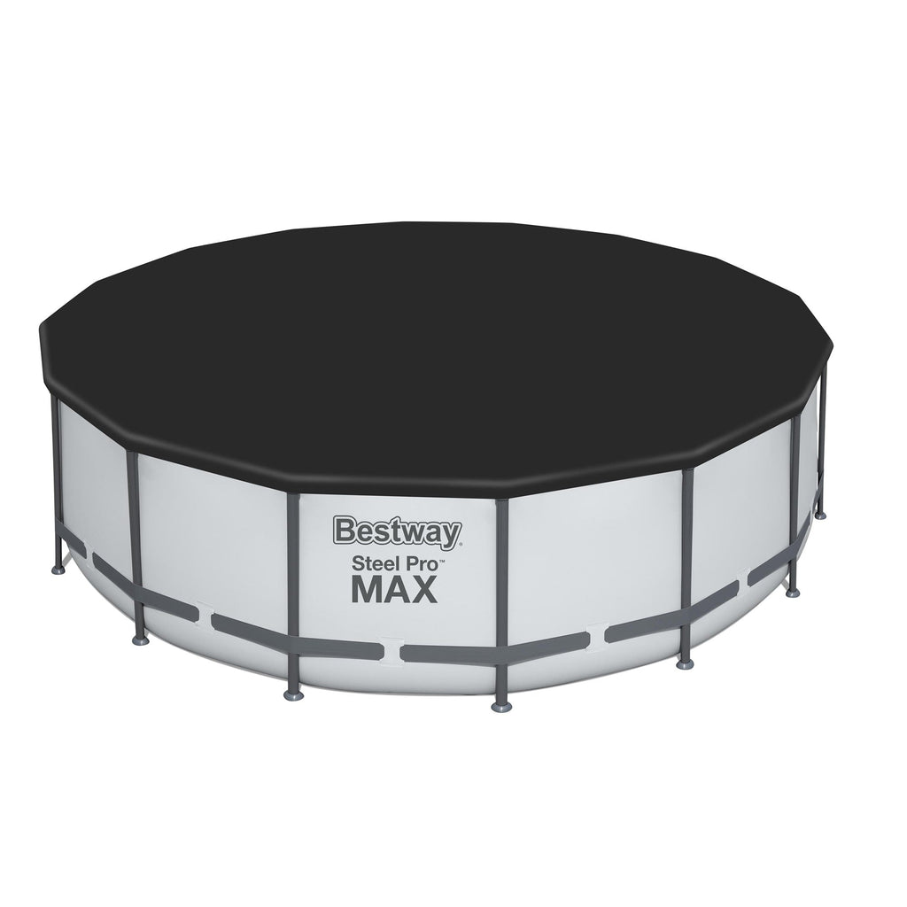 Piscine hors sol Bestway Steel Pro MAX ronde avec pompe et couverture