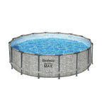 Piscine hors sol Bestway Steel Pro MAX ronde avec pompe et couverture
