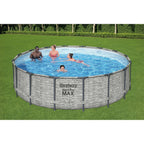 Piscine hors sol Bestway Steel Pro MAX ronde avec pompe et couverture