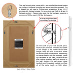 Miroir rectangulaire biseauté transparent haute définition à fixer au mur pour salle de bain, meuble-lavabo, chambre à coucher, 3 tailles