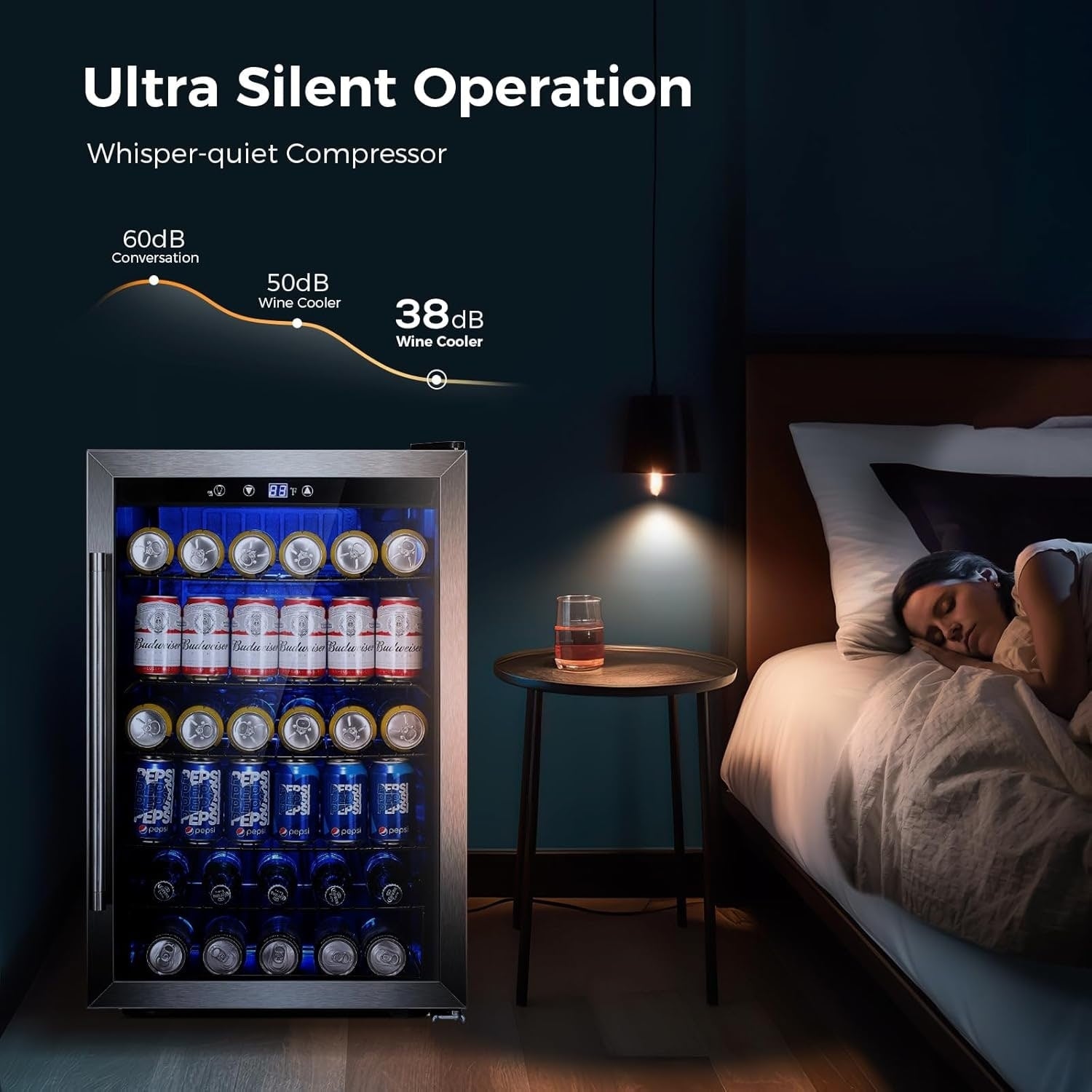 Réfrigérateur à boissons - Mini réfrigérateur 145 canettes