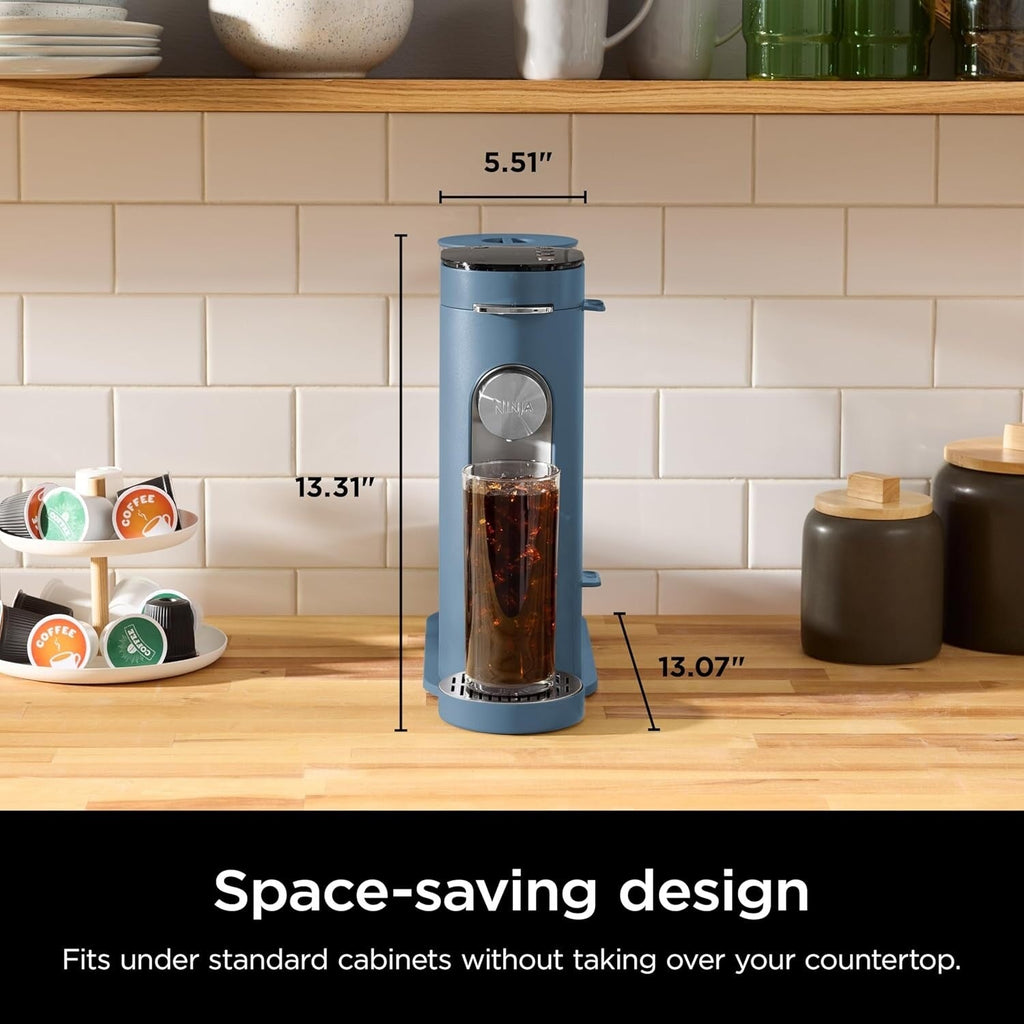 Machine à café individuelle Blue, compatible K-Cup, réservoir de 56 oz, tailles de préparation de 6 à 24 oz, compacte