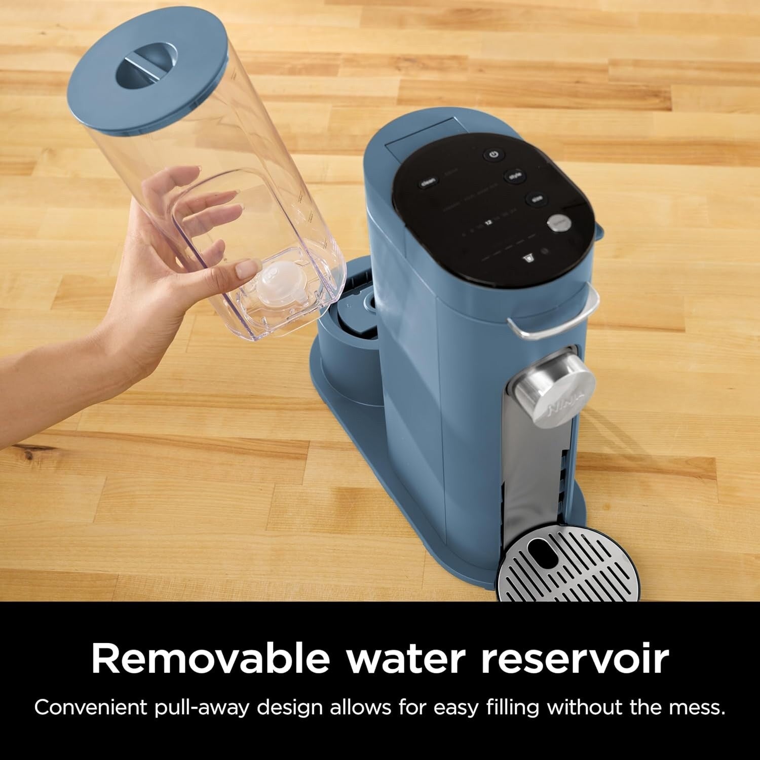 Machine à café individuelle Blue, compatible K-Cup, réservoir de 56 oz, tailles de préparation de 6 à 24 oz, compacte