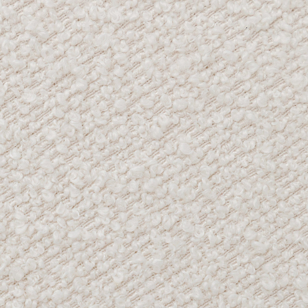 Canapé 2 places KINWELL en tissu bouclé avec coussins