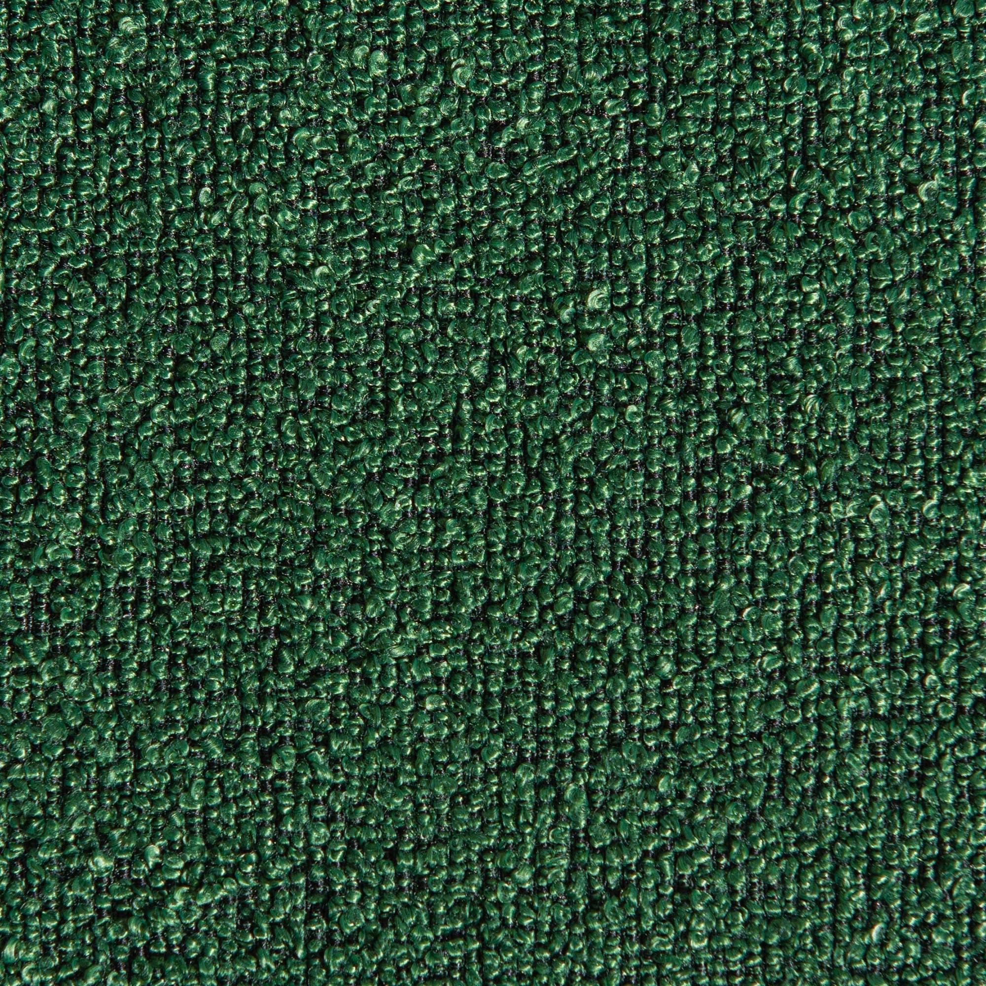 Canapé 2 places KINWELL en tissu bouclé avec coussins