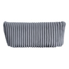 Fauteuil inclinable manuel pivotant en velours côtelé Braidy