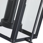 Applique murale extérieure noire Brits