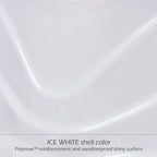 Bain à remous Buenospa Jersey 6 places, 46 jets, blanc glace, gris avec ozone et lumières LED.