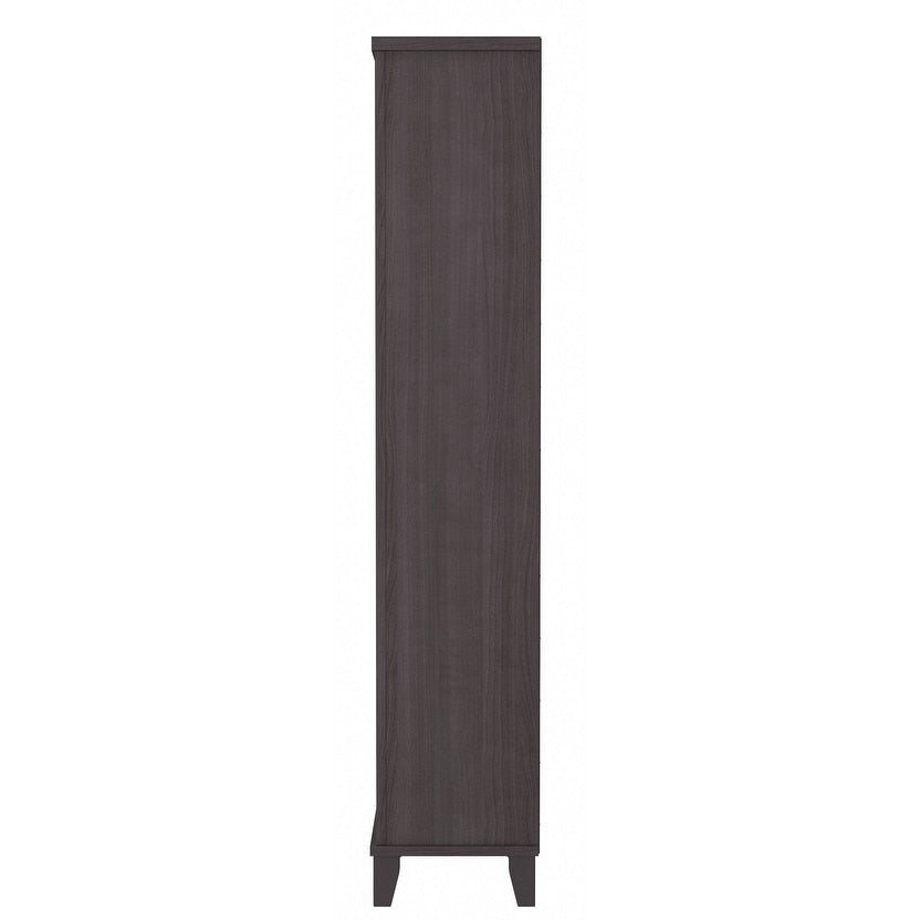 Étagère à livres haute Somerset à 5 niveaux avec étagères réglables de Bush Furniture