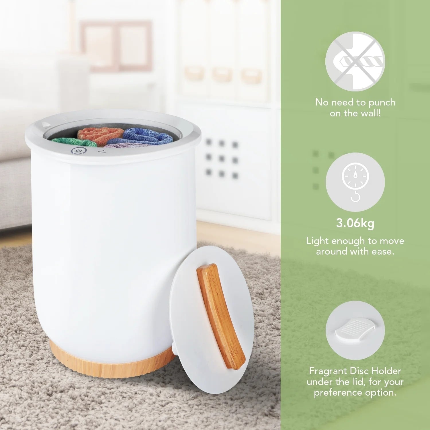 Chauffer-serviettes électrique indépendant