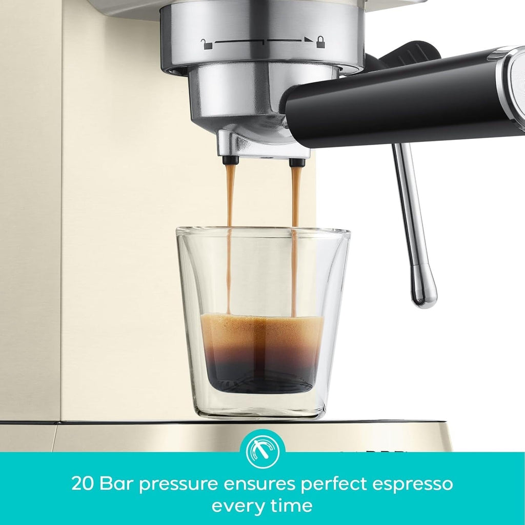 Machine à expresso CASABREWS CM5418 20 bars avec buse vapeur pour faire mousser le lait