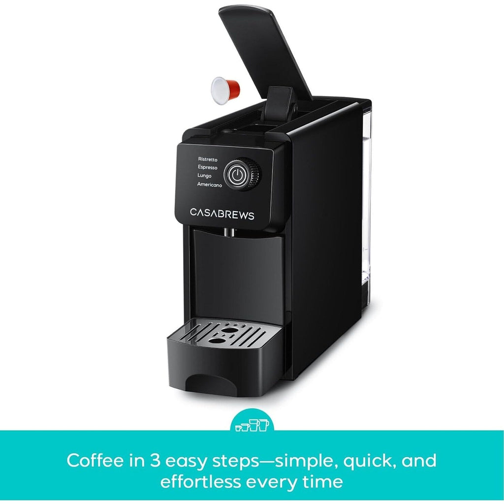 Machine à expresso CASABREWS CM7036E 20 Bar pour capsules Nespresso Original
