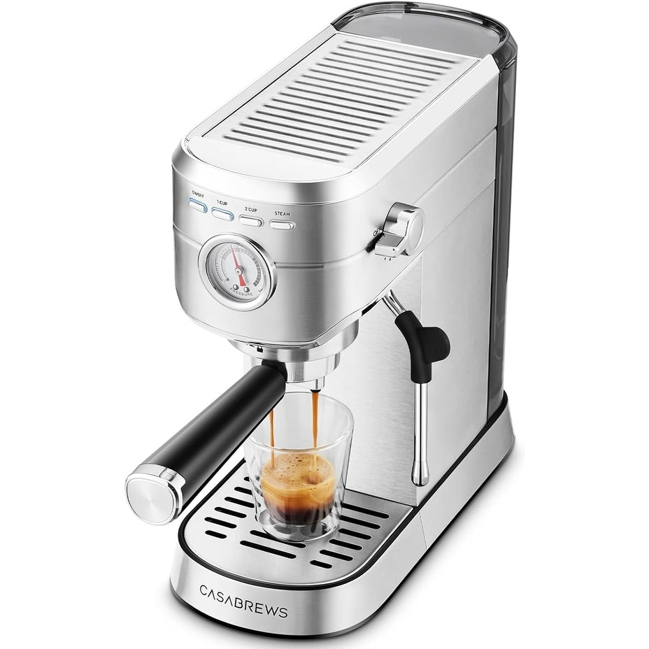 Machine à expresso CASABREWS CM5418 20 bars avec buse vapeur pour faire mousser le lait