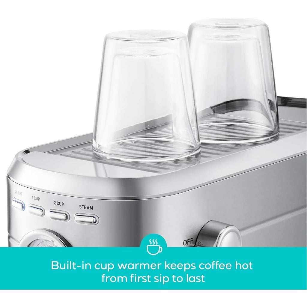 Machine à expresso CASABREWS CM5418 20 bars avec buse vapeur pour faire mousser le lait