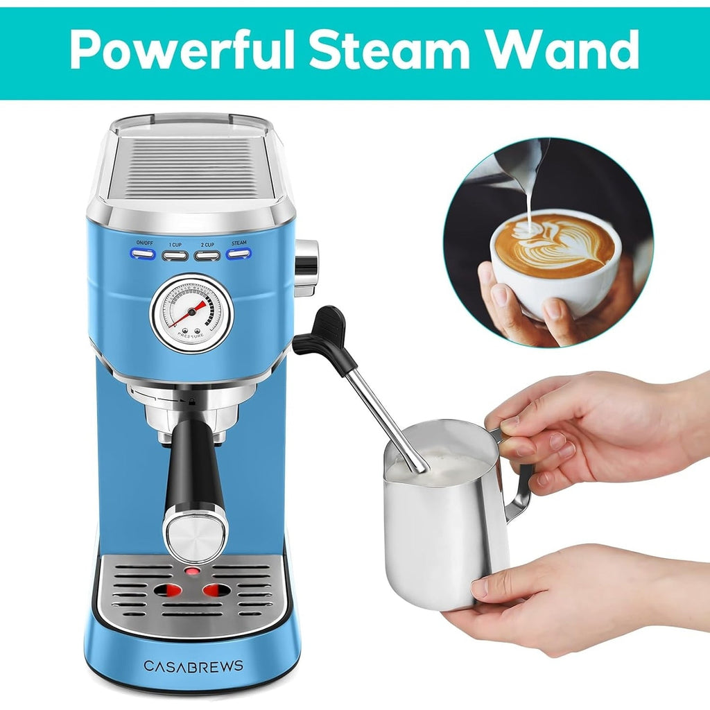 Machine à expresso CASABREWS CM5418 20 bars avec système de moussage de lait - N/A