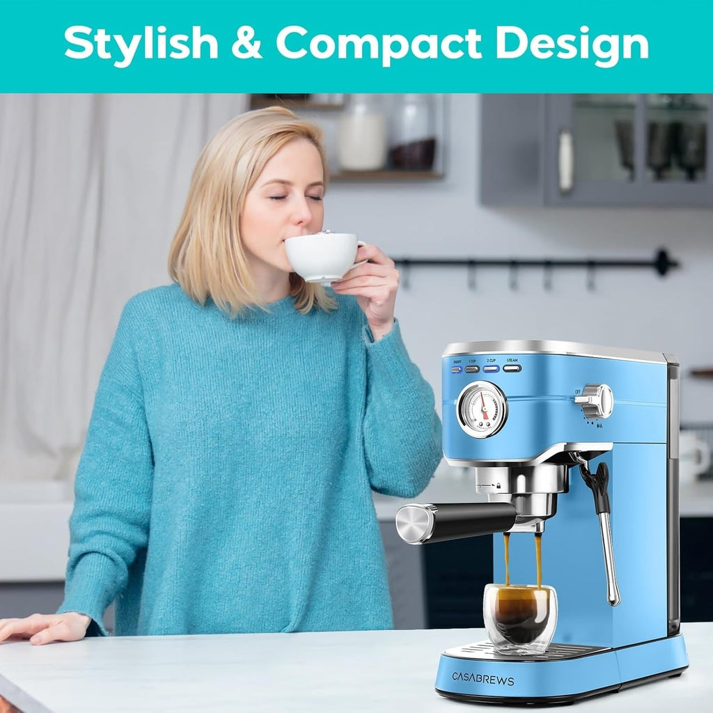 Machine à expresso CASABREWS CM5418 20 bars avec système de moussage de lait - N/A