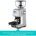 CASABREWS Tornado Moulin à café électrique à meules coniques argenté - N/A