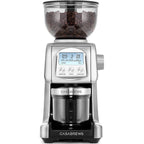 CASABREWS Tornado Moulin à café électrique à meules coniques argenté - N/A