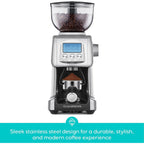 CASABREWS Tornado Moulin à café électrique à meules coniques argenté - N/A