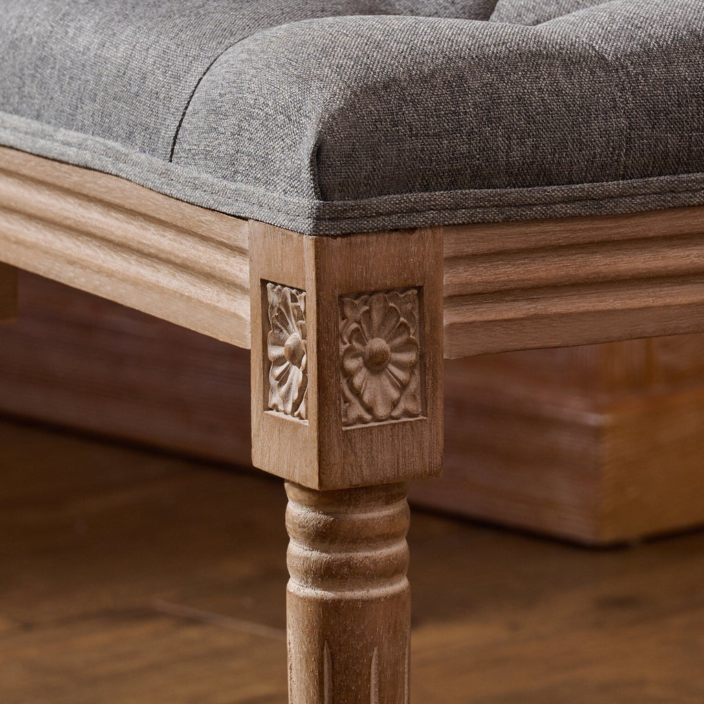 Tabouret de pieds et tabouret de coiffeuse rembourrés CO-Z, style vintage français