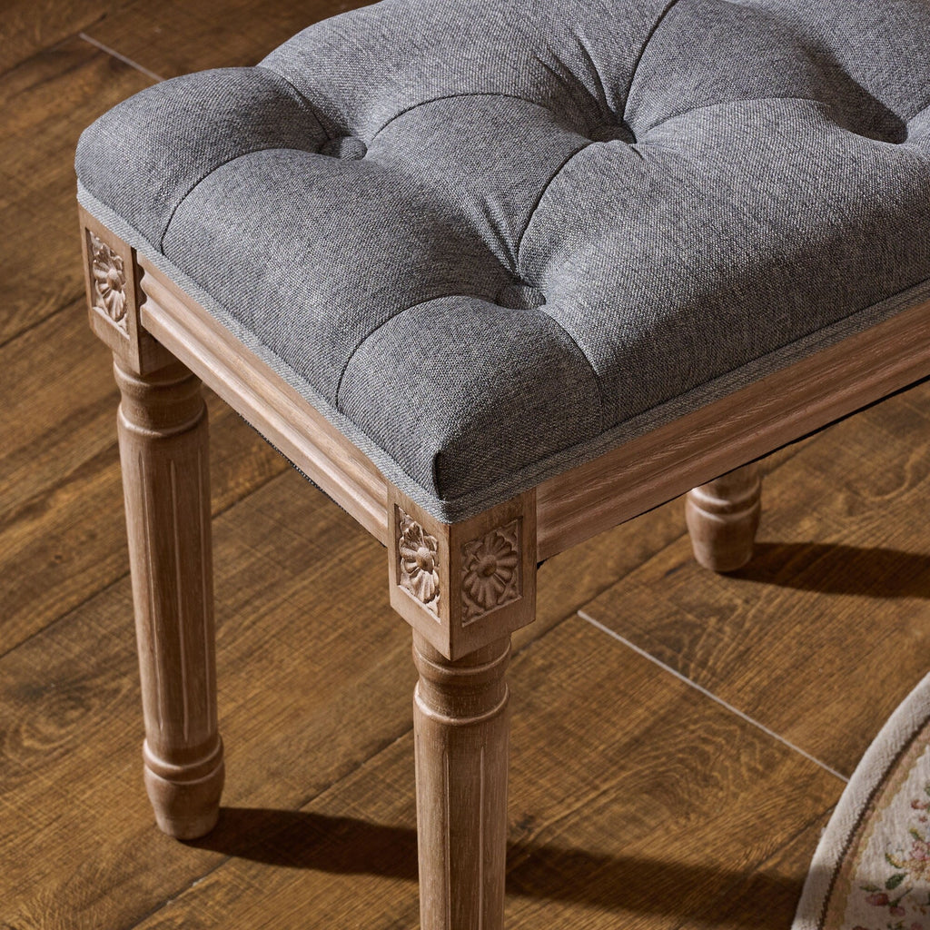 Tabouret de pieds et tabouret de coiffeuse rembourrés CO-Z, style vintage français