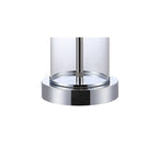 Lampe de table LED à chargement USB Cabell 21 en verre, style moderne et contemporain, bronze vieilli (lot de 2) par JONATHAN Y