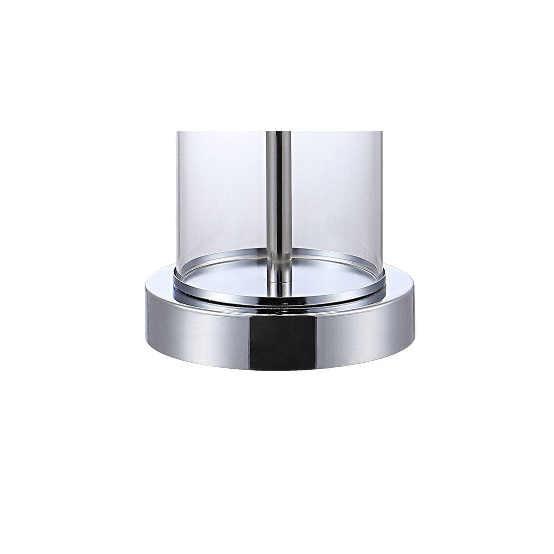 Lampe de table LED à chargement USB Cabell 21 en verre, style moderne et contemporain, bronze vieilli (lot de 2) par JONATHAN Y