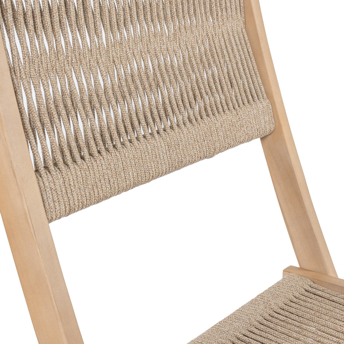 Ensemble bistro pliant d'extérieur Cadiz Modern Coastal 3 pièces en bois d'acacia, par JONATHAN Y