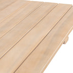 Ensemble bistro pliant d'extérieur Cadiz Modern Coastal 3 pièces en bois d'acacia, par JONATHAN Y