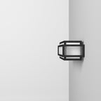 Lavery Camden Square, barre de bain à 3 lumières, couleur charbon vieilli et verre dépoli