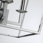 Suspension Lanterne Style Bougie pour Escalier ou Îlot de Cuisine, Lustre à Cage Ouverte - N/A