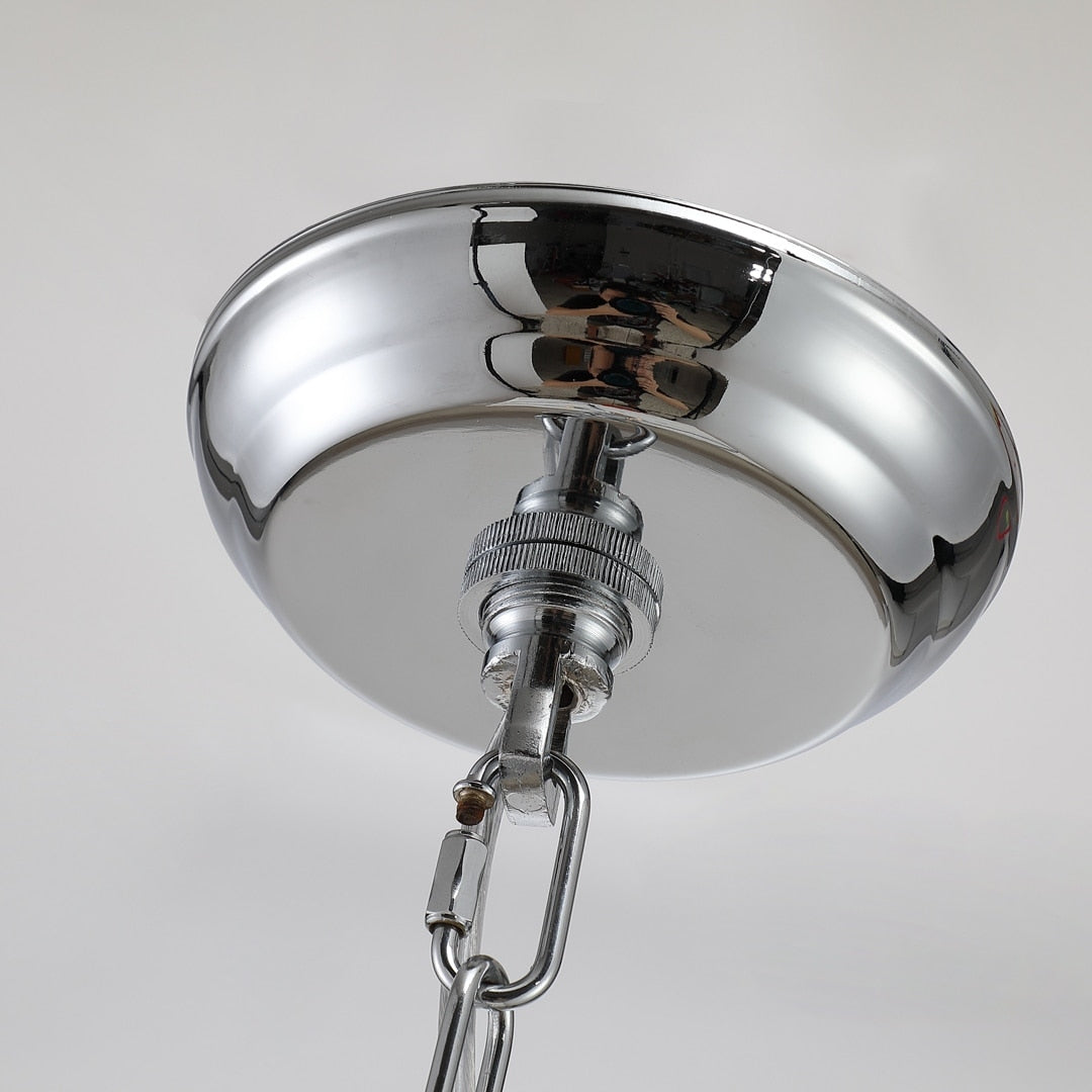 Suspension Lanterne Style Bougie pour Escalier ou Îlot de Cuisine, Lustre à Cage Ouverte - N/A