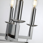 Suspension Lanterne Style Bougie pour Escalier ou Îlot de Cuisine, Lustre à Cage Ouverte - N/A