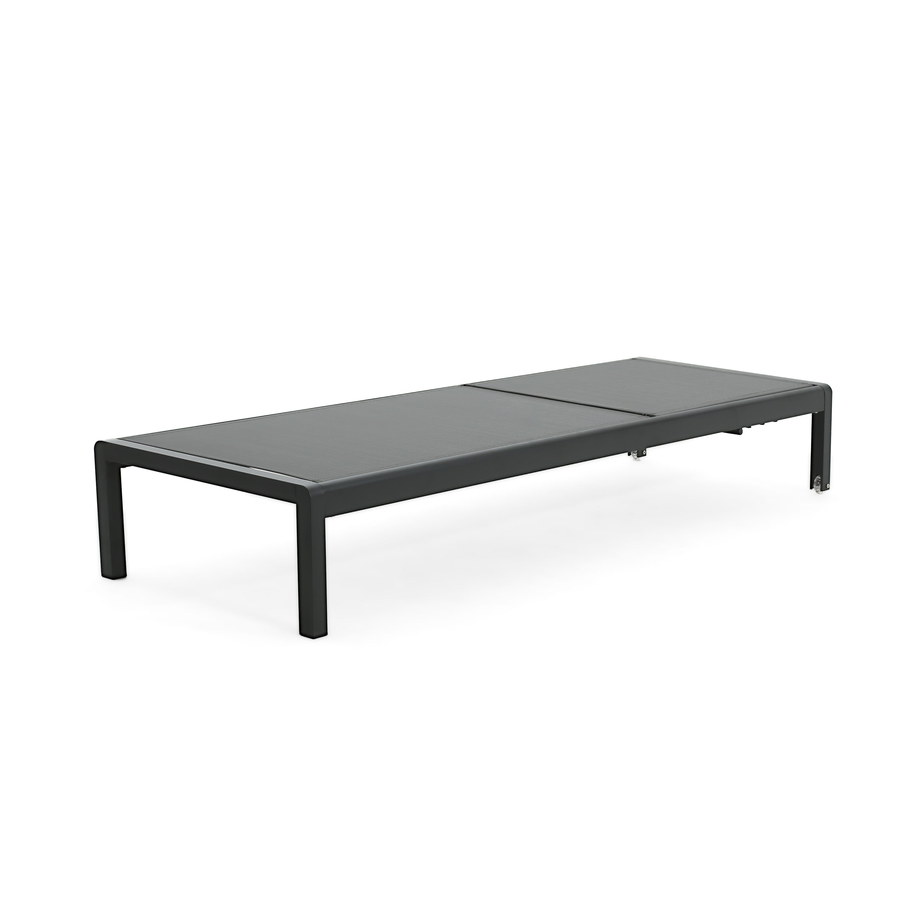 Chaise longue d'extérieur en aluminium Cape Coral (lot de 2) par Christopher Knight Home - 77,56 L x 25,20 l x 11,80 h (cm)