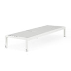 Chaise longue d'extérieur en aluminium Cape Coral (lot de 2) par Christopher Knight Home - 77,56 L x 25,20 l x 11,80 h (cm)