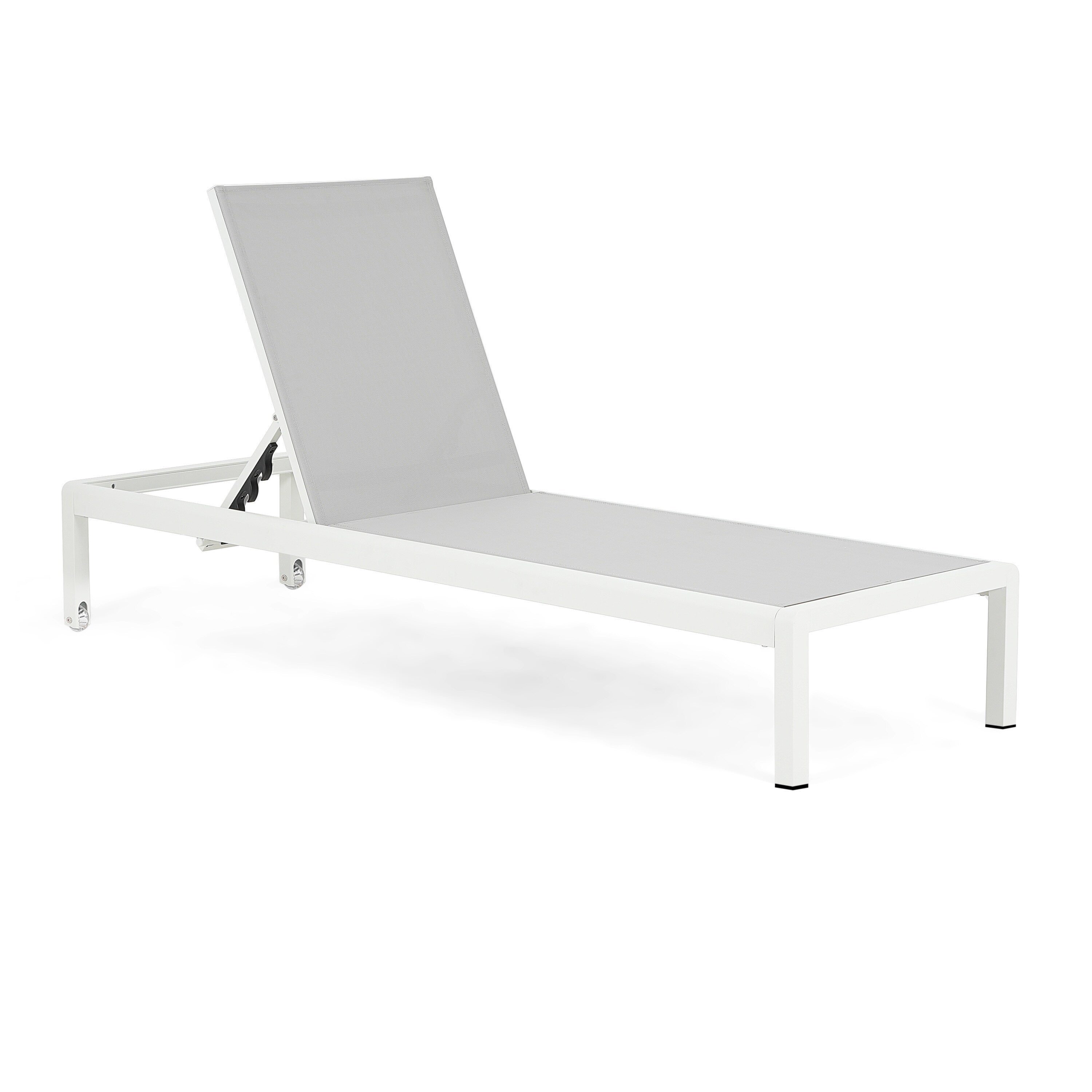 Chaise longue d'extérieur en aluminium Cape Coral (lot de 2) par Christopher Knight Home - 77,56 L x 25,20 l x 11,80 h (cm)